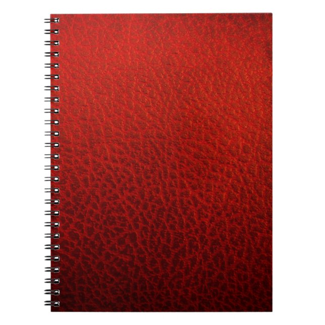 Carnet Cuir rouge (Devant)
