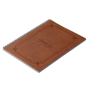 Carnet Cuir Vintage Brown et cadre
