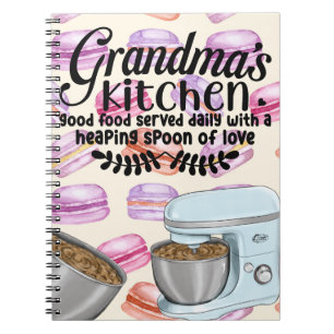 Carnet Cuisine de grand-mère Bonne nourriture servi tous 