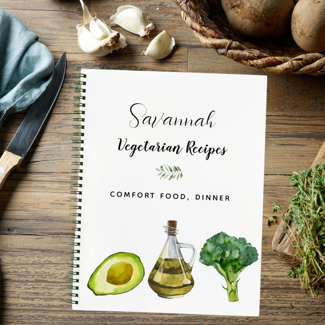 Carnet Cuisine de recettes aliments légumes végétariens (Créateur téléchargé)