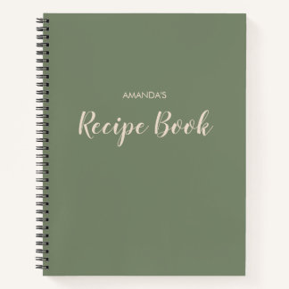 Carnet Cuisine verte de taille minimale moderne Recette