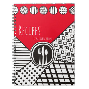 Carnet Cuisinier motif mixte crevette cuisinier