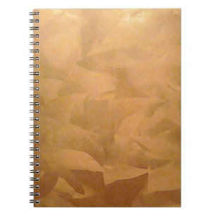 Carnet Cuivre Métallique Brossé à la Main
