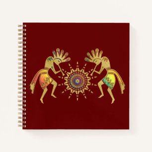 Carnet Culture amérindienne - Sun Dancing Kokopelli 3