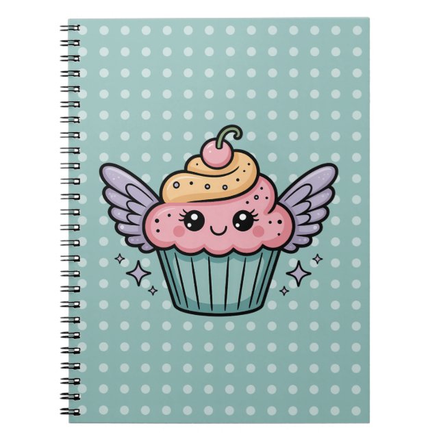 Carnet Cupcake Kawaii (Devant)