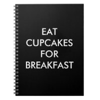 CUPCAKES À MANGER Noir POUR LE PETIT-DÉJEUNER Carn