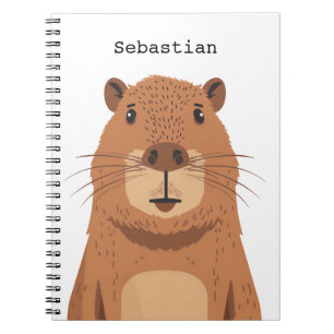 Carnet Curieux portrait Capybara