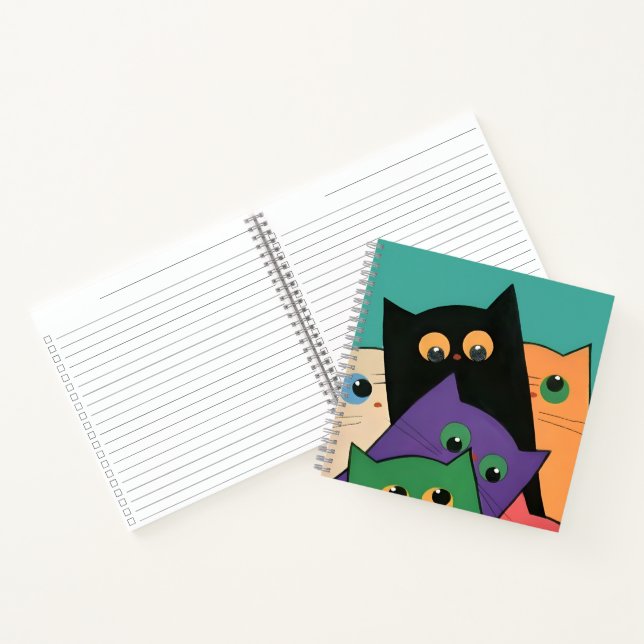 Carnet Curious Cats (Intérieur)