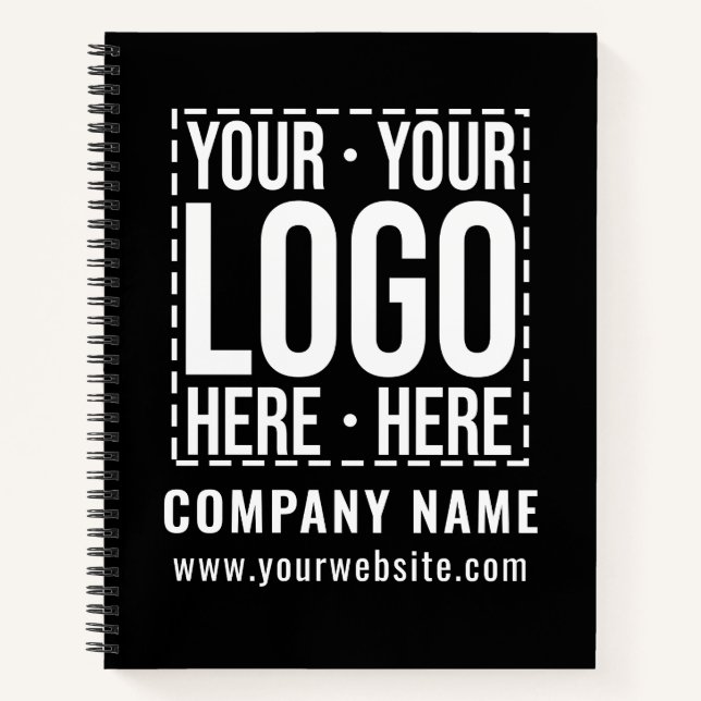 Carnet Custom Business Logo Corporate Company Modern Cool (Devant)