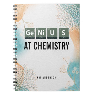 Carnet Custom Genius Periodic Table Chemistry Student
