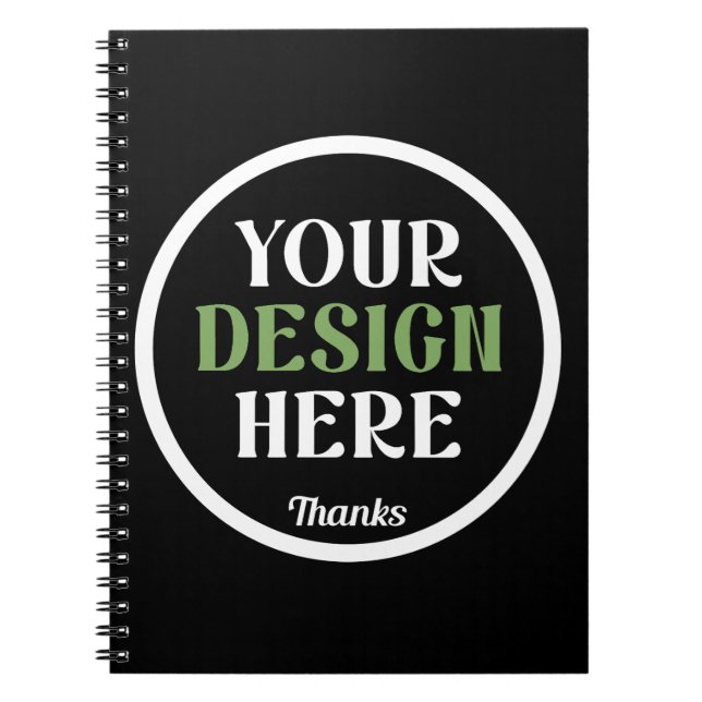 Carnet custom, unique, sleek & minimalist (Devant)