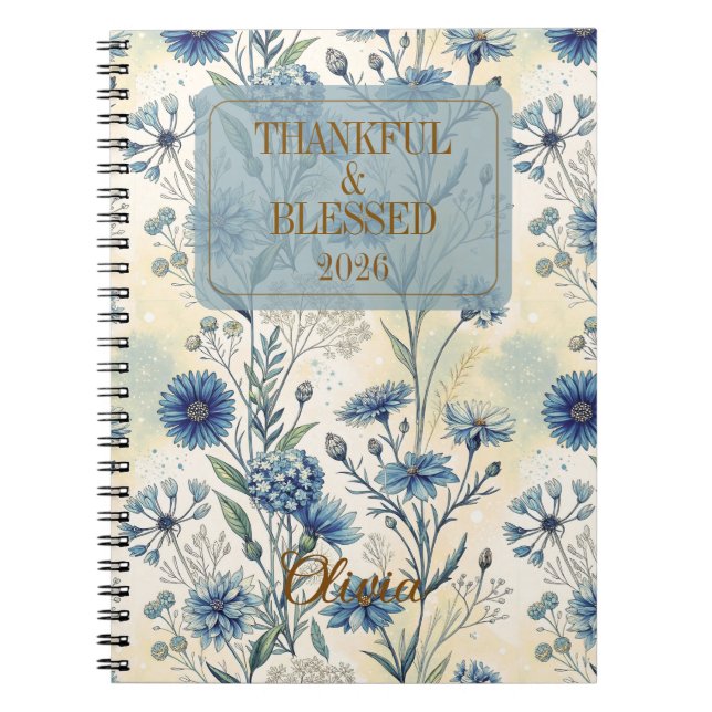 Carnet Customizable Gratitude Affirmations for Women (Devant)