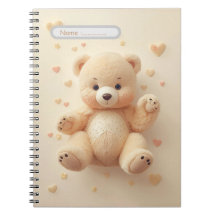Cute Bear Pastel Notebook