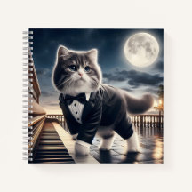 Cute Cat Pawdigy joue une sonate au clair de lune
