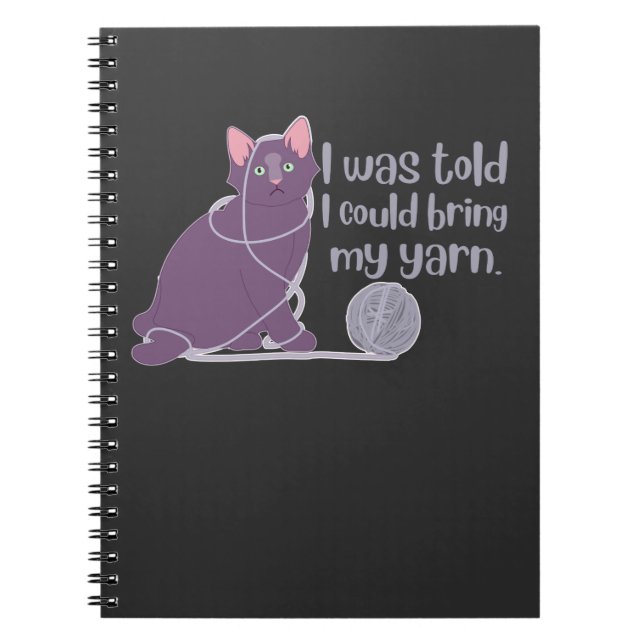 Carnet Cute Cat Yarn (Devant)