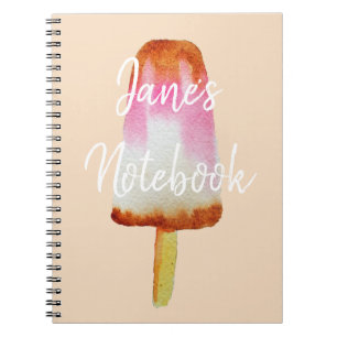 Carnet Cute cola glace bloc pop art popsicle