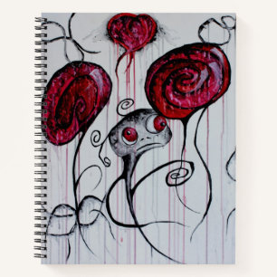 Carnet Cute & Déplaisante Créature Goth Whimsical Art