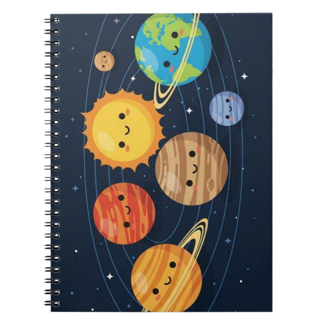 Carnet Cute Earth Design – Educational (Devant)
