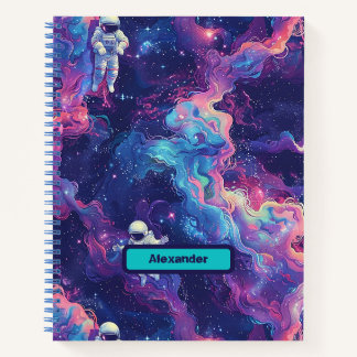 Carnet Cute Enfants Astronaut Personnalisé