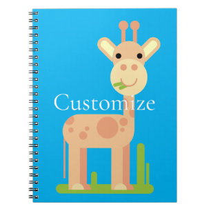 Carnet Cute Giraffe Munching Thunder_Cove