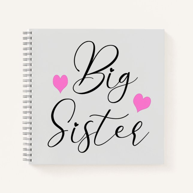 Carnet Cute Grande Soeur (Devant)