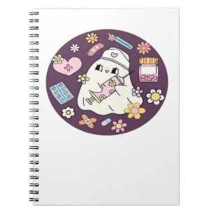 Carnet Cute Infirmière Halloween T-Shirt surdimensionné