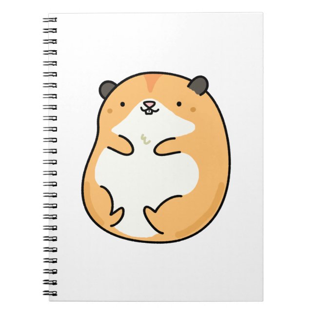 Carnet Cute Kawaii Hamster (Devant)