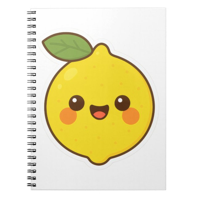 Carnet Cute Kawaii Lemon (Devant)