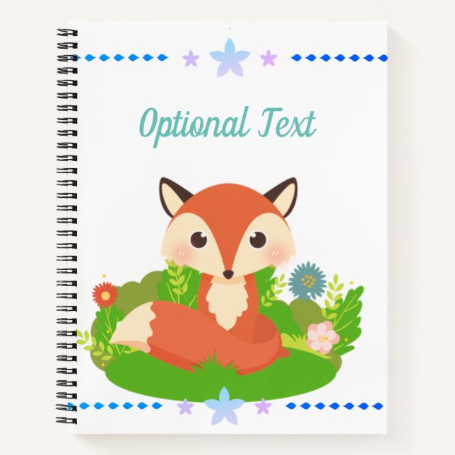 Carnet Cute Little Fox (Devant)