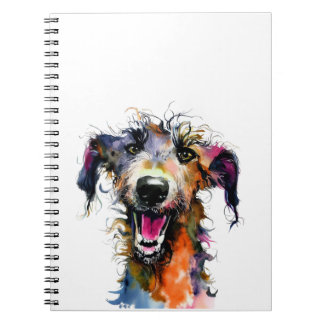 Carnet Cute Lurcher | Design coloré de lurcher