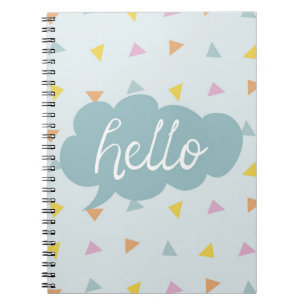 Carnet Cute Pastel Hello