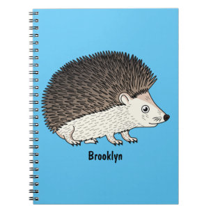 Carnet Cute prickly hedgehog cartoon