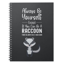 Cute Racoon Gifts Animals Forest Wildlife Funny