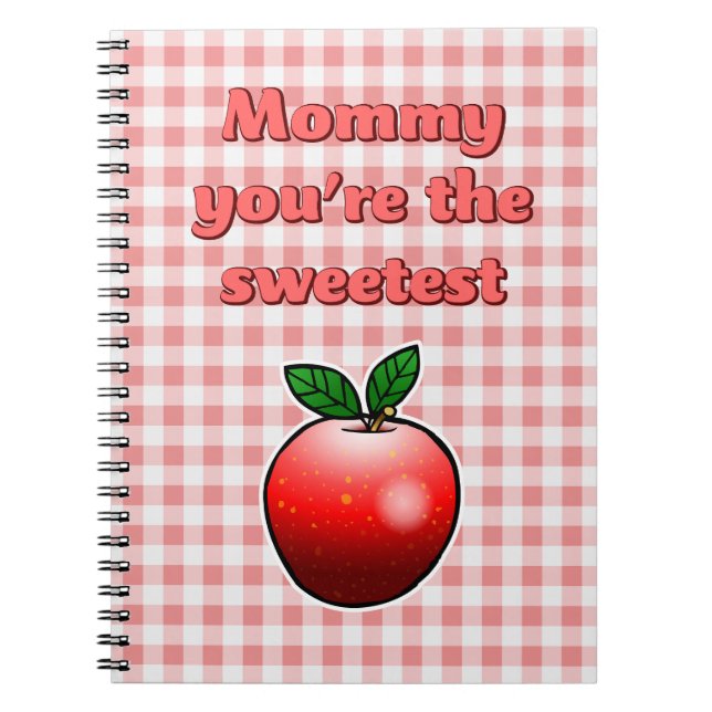 Carnet Cute Red Apple (Devant)