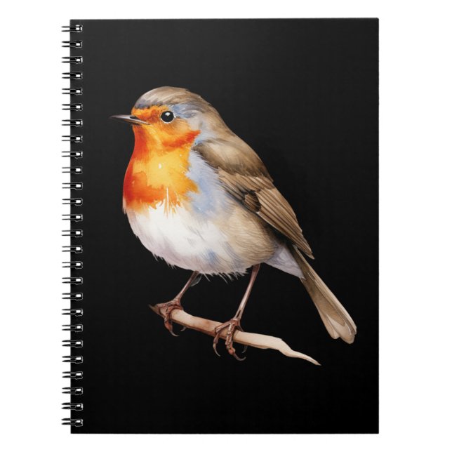 Carnet Cute Robin (Devant)