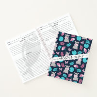 Cute rose Turquoise Hippo Papillon Floral Lily Pad