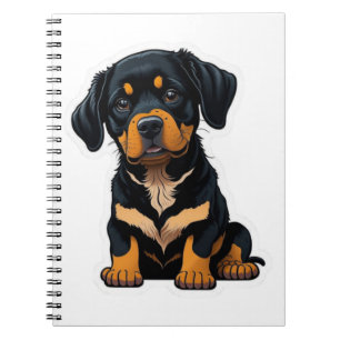 Carnet Cute Rottweiler - Cadeaux pour les propriétaires d