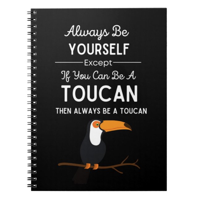 Carnet Cute Toucan Gifts Jungle Bird Exotic Rainforest (Devant)
