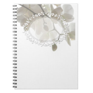 Carnet Cute white orchids