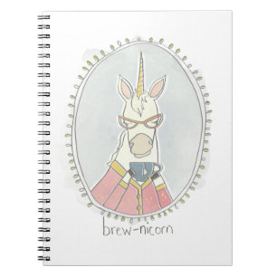 Carnet Cutie caféinée Brew Unicorn