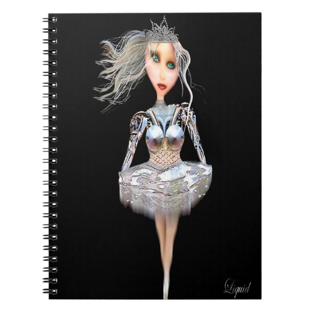 Carnet Cyborg Liquid Ballerina (Devant)