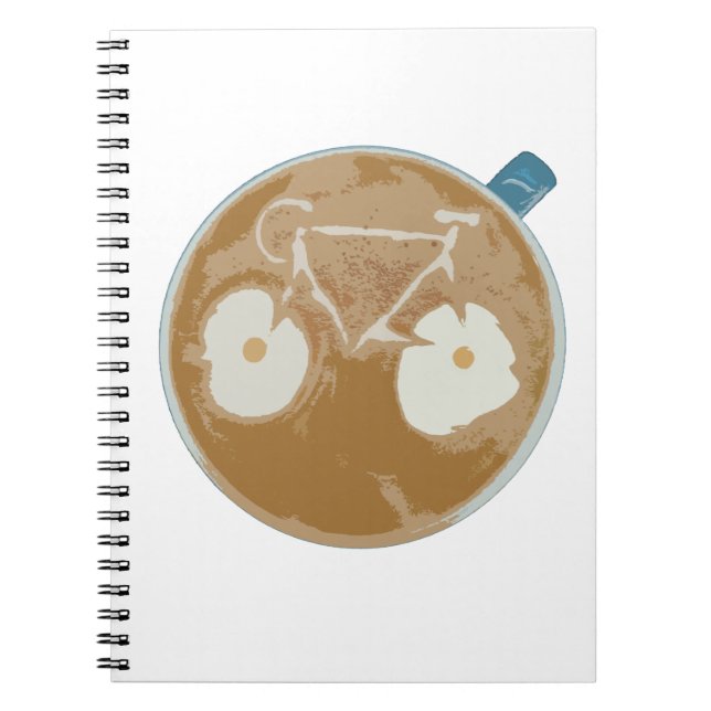 Carnet Cyclisme Art Latte (Devant)