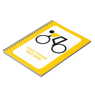 Carnet Cycliste à vélo sur mesure