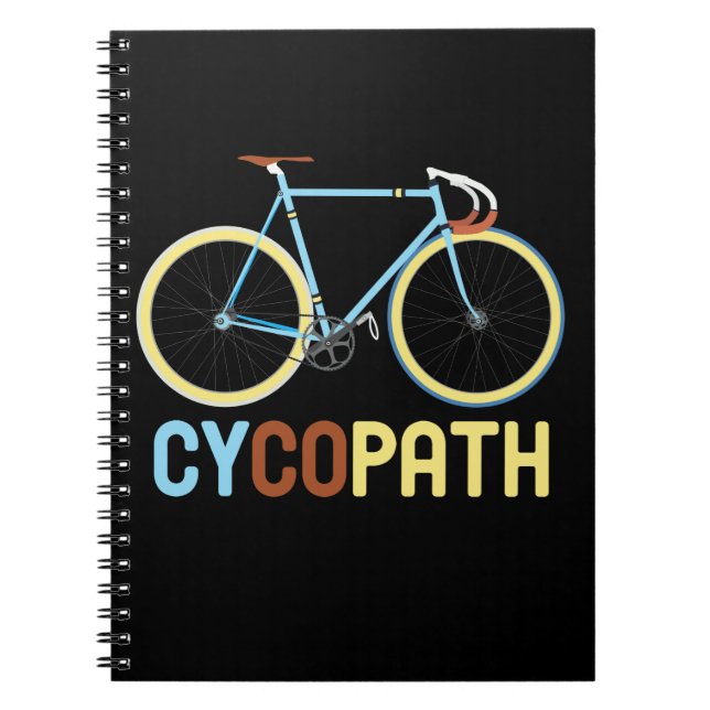 Carnet Cycologiste Funny Vélo vélo vélo vélo Lover cadeau (Devant)
