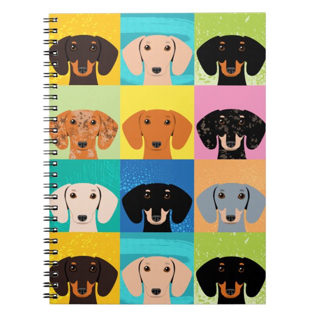 Carnet Dachshund (Devant)