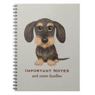 Carnet Dachshund À poils durs