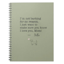 Dachshund Love Message Personalized Sage Green