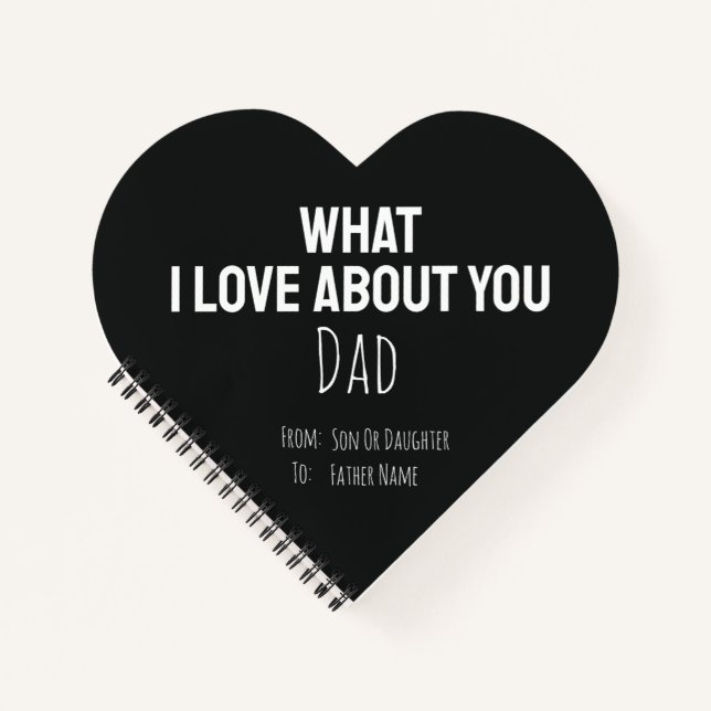 Carnet Dad Gifts Modern Father Unique Keepsake For Him (Devant)