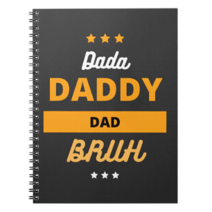 Carnet Dada Daddy Dad Bruh Fathers Day