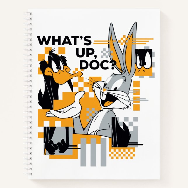 Carnet DAFFY DUCK™ & BUGS BUNNY™ Glitch (Devant)